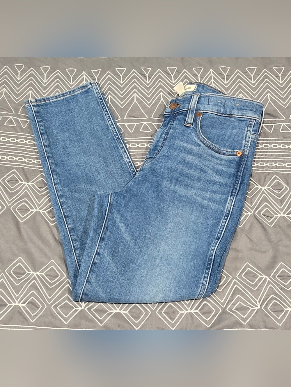 Madewell Stovepipe High Waisted Slim/ Straight Jeans Size 26